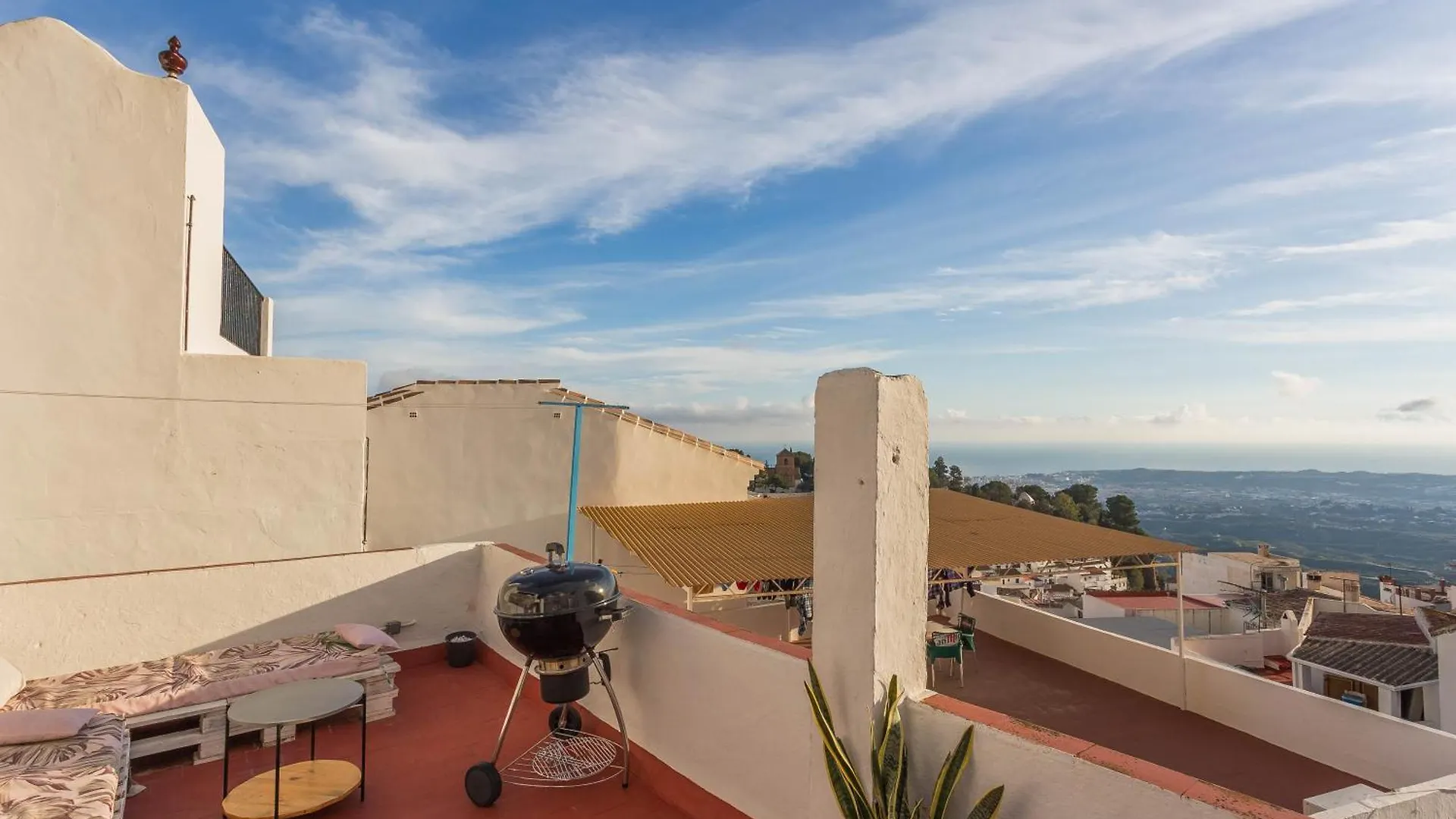 Apartmán Cute Andalusian Townhouse With Terrace And Views. Mijas